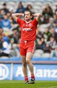 29 April 2012; A dejected Stephen O'Neill, Tyrone, at the final whistle. Allianz Football League, Division 2 Final, Tyrone v Kildare, Croke Park, Dublin. Picture credit: Oliver McVeigh / SPORTSFILE