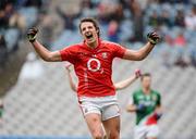 29 April 2012; Aidan Walsh, Cork, celebrates after scoring a goal for his side. Allianz Football League, Division 1 Final, Cork v Mayo, Croke Park, Dublin. Picture credit: Oliver McVeigh / SPORTSFILE