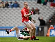 29 April 2012; Colm O'Neill, Cork, celebrates after scoring his side's first goal. Allianz Football League, Division 1 Final, Cork v Mayo, Croke Park, Dublin. Picture credit: Oliver McVeigh / SPORTSFILE