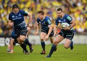 29 April 2012; Rob Kearney, Leinster, with support of team-mates Brian O'Driscoll and Mike Ross, left. Heineken Cup Semi-Final, ASM Clermont Auvergne v Leinster, Stade Chaban Delmas, Bordeaux, France. Picture credit: Stephen McCarthy / SPORTSFILE