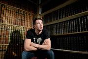 1 May 2012; Republic of Ireland's Sean St. Ledger during a media interview in Carton House Hotel, Maynooth, Co Kildare. Picture credit: David Maher / SPORTSFILE