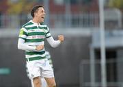 4 May 2012; Billy Dennehy, Shamrock Rovers, celebrates after scoring his side's first goal. Airtricity League Premier Division, Shamrock Rovers v UCD, Tallaght Stadium, Tallaght, Dublin. Picture credit: Brian Lawless / SPORTSFILE