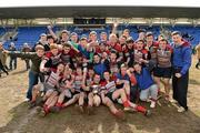 7 May 2012; The Mullingar RFC squad celebrate with the cup. Under-17 Culliton Cup Final, Mullingar RFC v Navan RFC, Donnybrook Stadium, Donnybrook, Co. Dublin. Picture credit: Ray McManus / SPORTSFILE