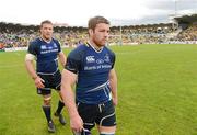 29 April 2012; Sean O'Brien and Brad Thorn, left, Leinster, leave the pitch after the game. Heineken Cup Semi-Final, ASM Clermont Auvergne v Leinster, Stade Chaban Delmas, Bordeaux, France. Picture credit: Stephen McCarthy / SPORTSFILE
