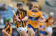 22 April 2012; JJ Delaney, Kilkenny, in action against John Conlon, Clare. Allianz Hurling League Division 1A Semi-Final, Kilkenny v Clare, Semple Stadium, Thurles, Co. Tipperary. Picture credit: Stephen McCarthy / SPORTSFILE
