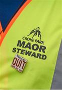 13 August 2017; A stewart's badge during the GAA Health and Wellbeing Activites during the GAA Hurling All-Ireland Senior Championship Semi-Final match between Cork and Waterford at Croke Park in Dublin. Photo by Daire Brennan/Sportsfile