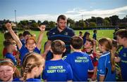 17 August 2017; Leinster's Jack McGrath interacts with attendees during the Bank of Ireland Leinster Rugby Summer Camp at Clontarf RFC in Castle Avenue, Clontarf, Dublin. Photo by Cody Glenn/Sportsfile