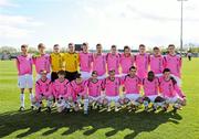 12 May 2012; The Wexford Youths squad. FAI Umbro Youth Cup Final, Wexford Youths v Mount Merrion Youths FC, Ferrycarrig Park, Wexford. Picture credit: Matt Browne / SPORTSFILE