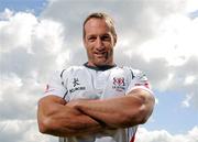 15 May 2012; Ulster's Stefan Terblanche during a press conference ahead of their Heineken Cup final against Leinster on Saturday. Ulster Rugby Press Conference, Newforge Country Club, Belfast, Co. Antrim. Picture credit: Oliver McVeigh / SPORTSFILE