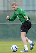 17 May 2012; Republic of Ireland's James McClean during squad training ahead of their side's International Friendly against Bosnia & Herzegovina on Saturday 26th of May. Republic of Ireland Squad Training, Gannon Park, Malahide, Co. Dublin. Picture credit: Brian Lawless / SPORTSFILE