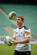 18 May 2012; Leinster's Brian O'Driscoll in action during the squad captain's run ahead of their Heineken Cup Final match against Ulster on Saturday. Leinster Rugby Squad Captain's Run, Twickenham Stadium, Twickenham, England. Picture credit: Ray McManus / SPORTSFILE