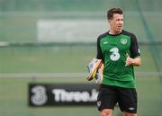 18 May 2012; Republic of Ireland's Sean St. Ledger during squad training ahead of their side's International Friendly match against Bosnia & Herzegovina Saturday 26th May. Gannon Park, Malahide, Co. Dublin. Picture credit: Brian Lawless / SPORTSFILE