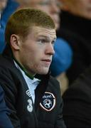 18 May 2012; Republic of Ireland International James McClean watches on during the game. Airtricity League Premier Division, Bohemians v Derry City, Dalymount Park, Dublin. Picture credit: Stephen McCarthy / SPORTSFILE