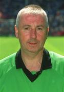 4 August 2002; Linesman Niall Barrett prior to the Bank of Ireland All-Ireland Senior Football Championship Quarter-Final match between Armagh and Sligo at Croke Park in Dublin. Photo by Matt Browne/Sportsfile