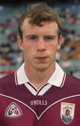 18 August 2002; Galway captain Joe Gantley prior to the All-Ireland Minor Hurling Championship Semi-Final match between Kilkenny and Galway at Croke Park in Dublin. Photo by Brian Lawless/Sportsfile
