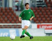 20 August 2002; Shaun Byrne of Republic of Ireland during the U21 International Friendly match between Finland and Republic of Ireland at Finnair Stadium in Helsinki, Finland. Photo by David Maher/Sportsfile