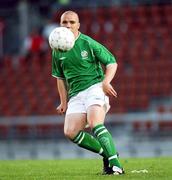 20 August 2002; Brian Shelly of Republic of Ireland during the U21 International Friendly match between Finland and Republic of Ireland at Finnair Stadium in Helsinki, Finland. Photo by David Maher/Sportsfile