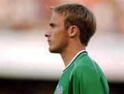 21 August 2002; Thomas Butler of Republic of Ireland prior to the International Friendly match between Finland and Republic of Ireland at the Olympic Stadium in Helsinki, Finland. Photo by David Maher/Sportsfile