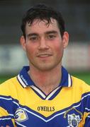 29 August 2002; David Forde during a Clare Hurling squad portraits session at Cusack Park in Ennis, Clare. Photo by Brian Lawless/Sportsfile