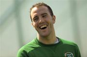 21 May 2012; Republic of Ireland's John O'Shea during squad training ahead of their side's International Friendly match against Bosnia & Herzegovina on Saturday. Republic of Ireland squad training, Gannon Park, Malahide, Co. Dublin. Photo by Sportsfile