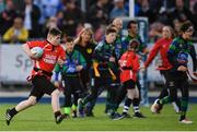 25 August 2017; Action from the Bank of Ireland Half-Time Minis at the Bank of Ireland pre-season friendly match between Leinster and Bath at Donnybrook Stadium in Dublin. Photo by Ramsey Cardy/Sportsfile