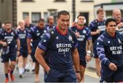 26 August 2017; Bristol head coach Pat Lam arrives prior to the Pre-season Friendly match between Connacht and Bristol at the Sportsground in Galway. Photo by Seb Daly/Sportsfile