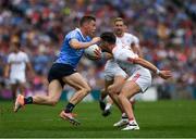 27 August 2017; Con O'Callaghan of Dublin in action against Tiernan McCann of Tyrone during the GAA Football All-Ireland Senior Championship Semi-Final match between Dublin and Tyrone at Croke Park in Dublin. Photo by Ray McManus/Sportsfile