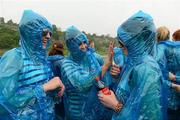 29 May 2012; Members of the 2010 and 2011 TG4/O'Neills Ladies Football All Star teams, Amy McGuinness, left, Dublin, Aisling Doonan, centre, Cavan, and Sinead Golcrick, Dublin, on a visit to the Niagara Falls on the final day of the tour. 2012 TG4/O'Neills Ladies All-Star Tour, Niagara, Canada. Picture credit: Brendan Moran / SPORTSFILE