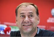 1 September 2017; Georgia head coach Vladimír Weiss during a press conference at Boris Paichadze Dinamo Arena in Tbilisi, Georgia. Photo by David Maher/Sportsfile