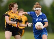 2 June 2012; Valerie Mulcahy, Munster, in action against Tori McLaughlin, Ulster. 2012 MMI Group Ladies Football Interprovincial Tournament Cup Final, Munster v Ulster, Kinnegad, Co. Westmeath. Picture credit: Brendan Moran / SPORTSFILE