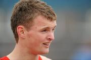 2 June 2012; Marcus Lawler, CBS Carlow, Co. Carlow, after winning the Senior Boys 200m event at the Aviva All Ireland Schools’ Track and Field Championships 2012. Tullamore Harriers AC, Tullamore, Co. Offaly. Picture credit: Tomas Greally / SPORTSFILE