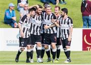 2 September 2017; Chris Dodd of Elgin City celebrates after scoring his side's first goal during the Irn Bru Scottish Challenge Cup match between Elgin City and Bray Wanderers at Borough Briggs in Elgin, Scotland. Photo by Craig Williamson/Sportsfile