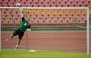 3 June 2012; Republic of Ireland's Shay Given in action during EURO2012 squad training ahead of their Friendly International against Hungary on Monday. Republic of Ireland EURO2012 Squad Training, Ferenc Puskás Stadium, Budapest, Hungary. Picture credit: David Maher / SPORTSFILE