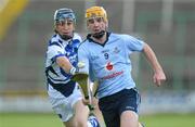 6 June 2012; Stephen O'Connor, Dublin, in action against Jim Fitzpatrick, Laois. Bord Gais Energy Leinster GAA Hurling Under 21 Championship Quarter-Final, Laois v Dublin, O'Moore Park, Portlaoise, Co. Laois. Picture credit: Matt Browne / SPORTSFILE