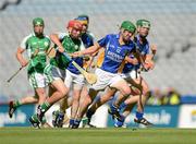 9 June 2012; Eugene Dunne, Wicklow, in action against Lee Mackey, London. Christy Ring Cup Final, Wicklow v London, Croke Park, Dublin. Photo by Sportsfile