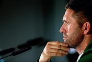 9 June 2012; Republic of Ireland captain Robbie Keane during a press conference ahead of their opening UEFA EURO 2012, Group C, game against Croatia on Sunday. Republic of Ireland EURO2012 Press Conference, Municipal Stadium Poznan, Poznan, Poland. Picture credit: UEFA via SPORTSFILE