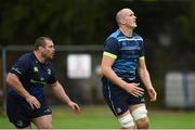 4 September 2017; Devin Toner, right, and Jack McGrath of Leinster during squad training at the UCD in Belfield, Dublin. Photo by David Fitzgerald/Sportsfile