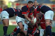 31 August 2002; Guy Easterby of Llanelli during the Celtic League Pool A match between Llanelli and Munster at Stradey Park in Llanelli, Wales. Photo by Matt Browne/Sportsfile