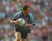 1 September 2002; Barry Cahill of Dublin during the Bank of Ireland All-Ireland Senior Football Championship Semi-Final match between Armagh and Dublin at Croke Park in Dublin. Photo by Damien Eagers/Sportsfile
