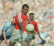 1 September 2002; Steven McDonnell of Armagh during the Bank of Ireland All-Ireland Senior Football Championship Semi-Final match between Armagh and Dublin at Croke Park in Dublin. Photo by Pat Murphy/Sportsfile