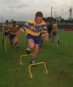 29 August 2002; Conor Harrison during a Clare hurling press night prior to their All-Ireland Hurling Final against Kilkenny. Photo by Ray McManus/Sportsfile