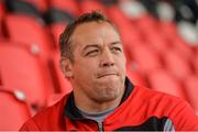 5 September 2017; Ulster Rugby Head Coach Jono Gibbes during a press conference at Kingspan Stadium in Belfast. Photo by Oliver McVeigh/Sportsfile