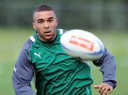 12 June 2012; Ireland's Simon Zebo in action during squad training ahead of their Steinlager Series 2012, 2nd test, game against New Zealand on Saturday. Ireland Rugby Squad Training, Onewa Domain, Auckland, New Zealand. Picture credit: Ross Setford / SPORTSFILE