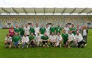 14 June 2012; A general view of the two teams before the media press game in the Municipal Stadium, Gydnia, Gdansk, Poland. Picture credit: David Maher / SPORTSFILE