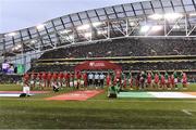 5 September 2017; A general view before the start of the FIFA World Cup Qualifier Group D match between Republic of Ireland and Serbia at the Aviva Stadium in Dublin. Photo by David Maher/Sportsfile