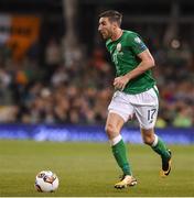 5 September 2017; Stephen Ward of Republic of Ireland during the FIFA World Cup Qualifier Group D match between Republic of Ireland and Serbia at the Aviva Stadium in Dublin. Photo by Matt Browne/Sportsfile