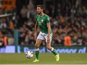 5 September 2017; Conor Hourihan of Republic of Ireland during the FIFA World Cup Qualifier Group D match between Republic of Ireland and Serbia at the Aviva Stadium in Dublin. Photo by Matt Browne/Sportsfile