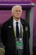 14 June 2012; Republic of Ireland manager Giovanni Trapattoni before the game. EURO2012, Group C, Spain v Republic of Ireland, Arena Gdansk, Gdansk, Poland. Picture credit: David Maher / SPORTSFILE