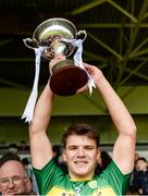 9 September 2017; Kerry captain Daragh Shanahan lifts The Richie McElligott Cup after the Bord Gáis Energy GAA Hurling All-Ireland U21 B Championship Final match between Kerry and Wicklow at Semple Stadium in Thurles, Co Tipperary. Photo by Piaras Ó Mídheach/Sportsfile