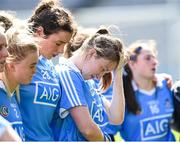 10 September 2017; Aoife Bugler of Dublin and her team-mates after the Liberty Insurance All-Ireland Premier Junior Camogie Championship Final match between Dublin and Westmeath at Croke Park in Dublin. Photo by Matt Browne/Sportsfile